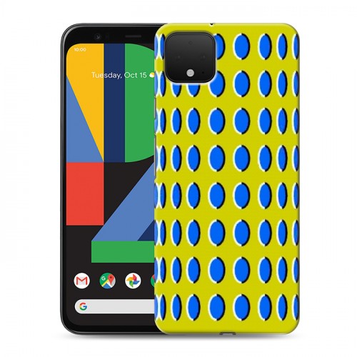 Дизайнерский пластиковый чехол для Google Pixel 4 Оптические иллюзии