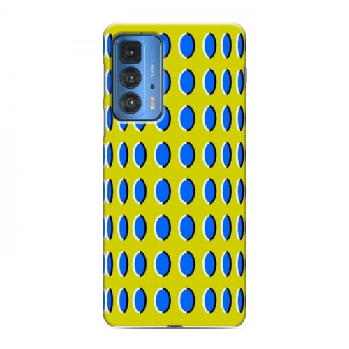 Дизайнерский пластиковый чехол для Motorola Edge 20 Pro Оптические иллюзии