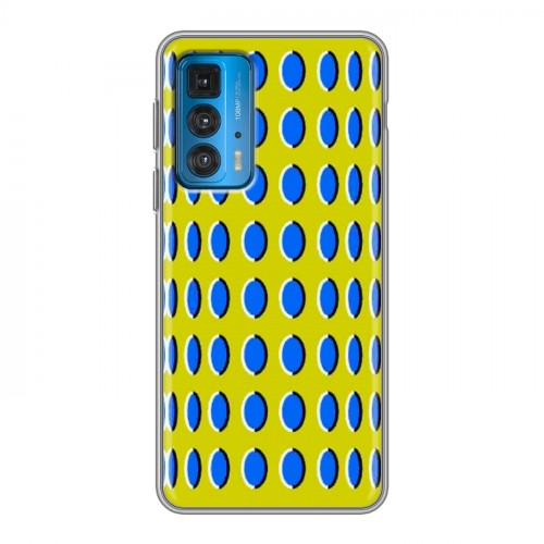 Дизайнерский силиконовый с усиленными углами чехол для Motorola Edge 20 Оптические иллюзии