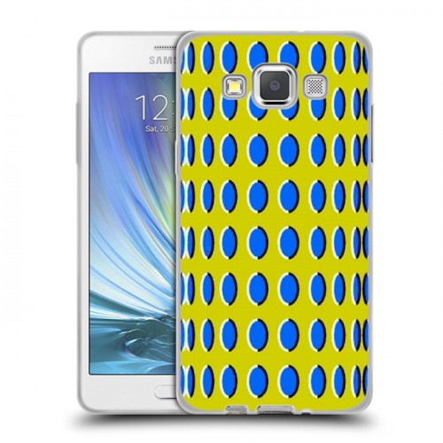 Дизайнерский пластиковый чехол для Samsung Galaxy A5 Оптические иллюзии