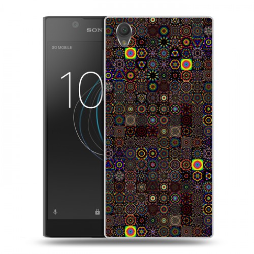 Дизайнерский пластиковый чехол для Sony Xperia L1 Оптические иллюзии