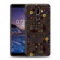 Дизайнерский пластиковый чехол для Nokia 7 Plus Оптические иллюзии