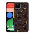 Дизайнерский пластиковый чехол для Google Pixel 5 Оптические иллюзии