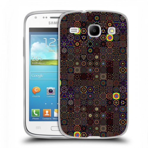 Дизайнерский силиконовый чехол для Samsung Galaxy Core Оптические иллюзии