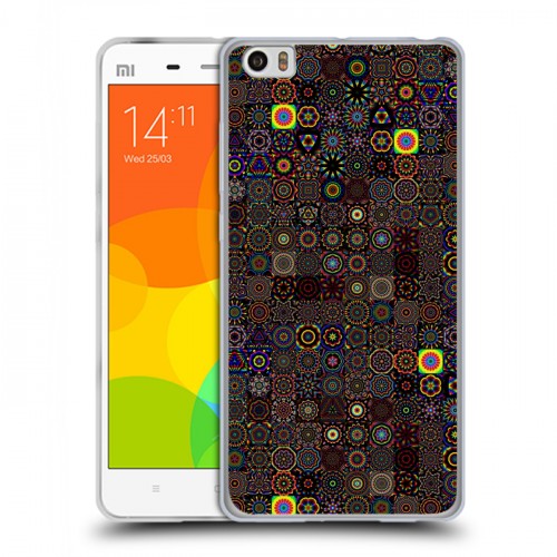 Дизайнерский силиконовый чехол для Xiaomi Mi Note Оптические иллюзии