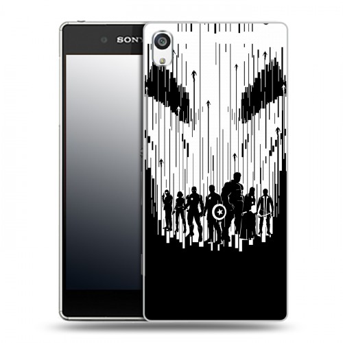 Дизайнерский пластиковый чехол для Sony Xperia E5 Мстители