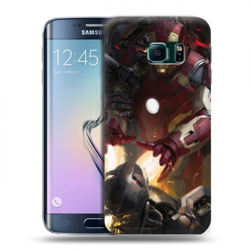 Дизайнерский пластиковый чехол для Samsung Galaxy S6 Edge Мстители