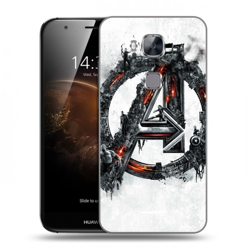 Дизайнерский силиконовый чехол для Huawei G8 Мстители