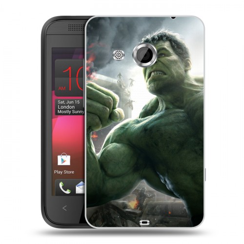 Дизайнерский пластиковый чехол для HTC Desire 200 Мстители