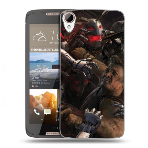 Дизайнерский пластиковый чехол для HTC Desire 828 Мстители