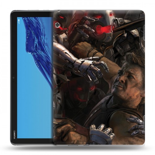Дизайнерский силиконовый чехол для Huawei MediaPad T5 Мстители