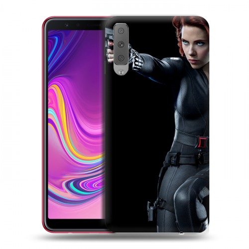 Дизайнерский силиконовый с усиленными углами чехол для Samsung Galaxy A7 (2018) Мстители
