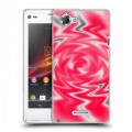 Дизайнерский пластиковый чехол для Sony Xperia L Оптические иллюзии