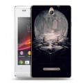 Дизайнерский пластиковый чехол для Sony Xperia E Оно