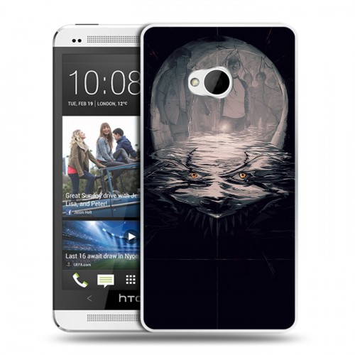 Дизайнерский пластиковый чехол для HTC One (M7) Dual SIM Оно