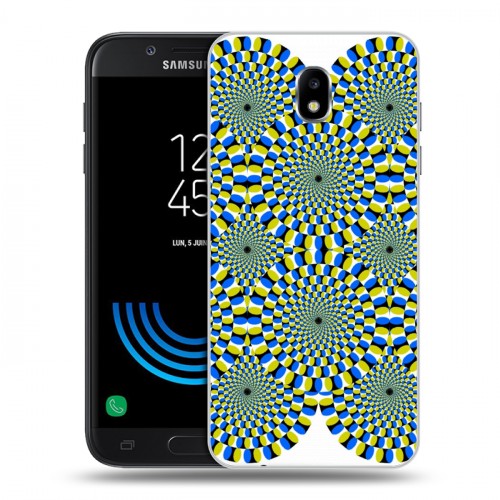 Дизайнерский пластиковый чехол для Samsung Galaxy J5 (2017) Оптические иллюзии