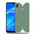 Дизайнерский пластиковый чехол для Huawei Y6 (2019) Оптические иллюзии