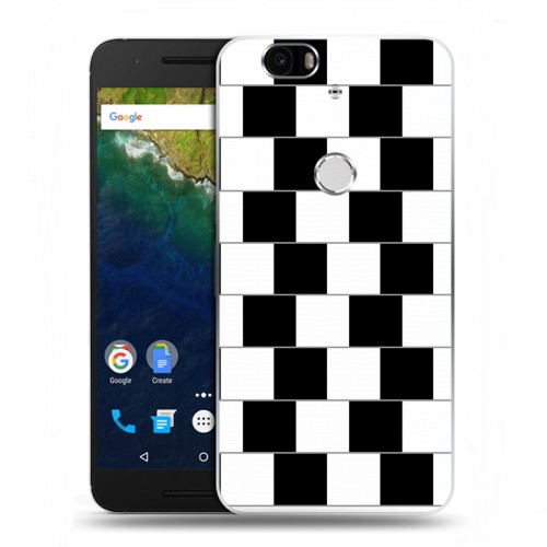 Дизайнерский силиконовый чехол для Google Huawei Nexus 6P Оптические иллюзии