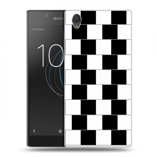 Дизайнерский пластиковый чехол для Sony Xperia L1 Оптические иллюзии