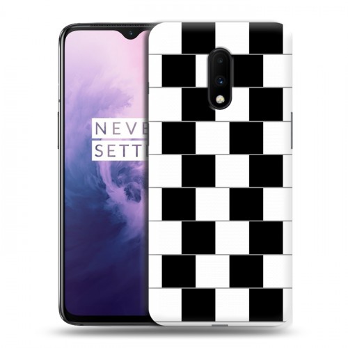 Дизайнерский пластиковый чехол для OnePlus 7 Оптические иллюзии