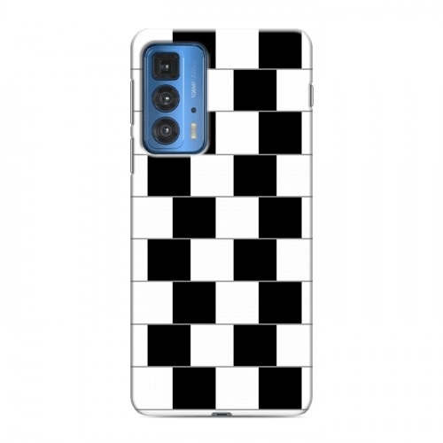 Дизайнерский силиконовый с усиленными углами чехол для Motorola Edge 20 Pro Оптические иллюзии
