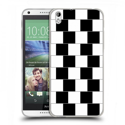 Дизайнерский пластиковый чехол для HTC Desire 816 Оптические иллюзии