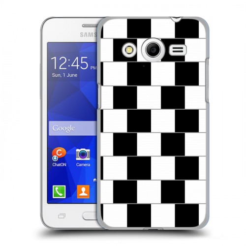 Дизайнерский пластиковый чехол для Samsung Galaxy Core 2 Оптические иллюзии