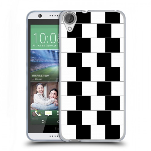 Дизайнерский силиконовый чехол для HTC Desire 820 Оптические иллюзии