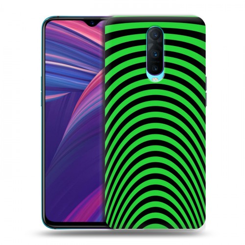 Дизайнерский пластиковый чехол для OPPO RX17 Pro Оптические иллюзии