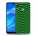 Дизайнерский пластиковый чехол для Huawei Y6 (2019) Оптические иллюзии