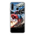 Дизайнерский силиконовый чехол для Huawei P30 Lite Человек - паук