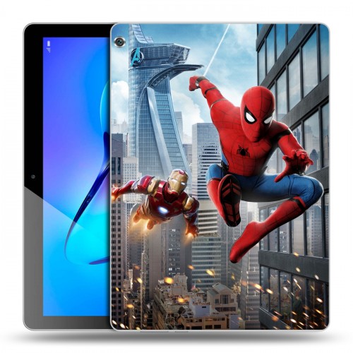 Дизайнерский силиконовый чехол для Huawei MediaPad M3 Lite 10 Человек - паук