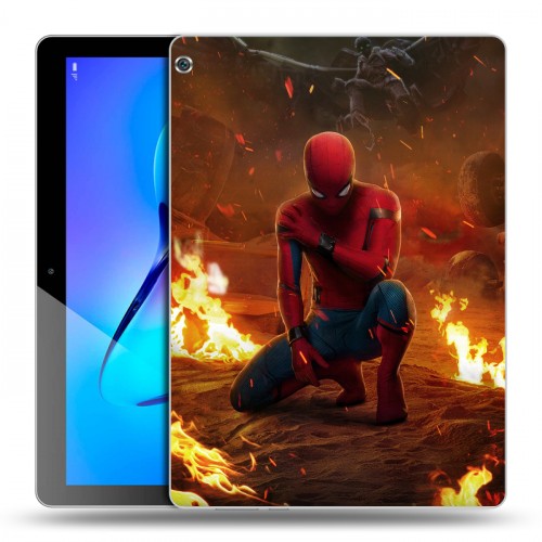 Дизайнерский силиконовый чехол для Huawei MediaPad M3 Lite 10 Человек - паук
