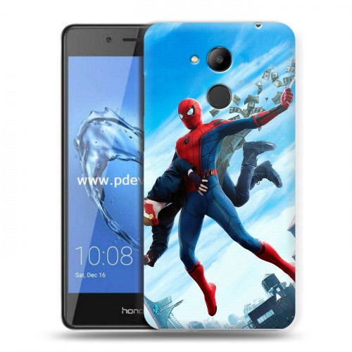 Дизайнерский пластиковый чехол для Huawei Honor 6C Pro Человек - паук