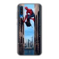 Дизайнерский силиконовый чехол для Samsung Galaxy A50 Человек - паук