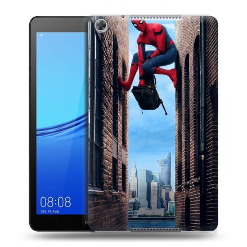 Дизайнерский силиконовый чехол для Huawei MediaPad M5 lite 8 Человек - паук