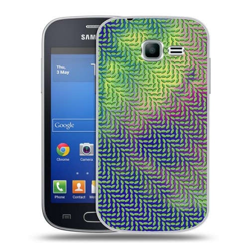 Дизайнерский пластиковый чехол для Samsung Galaxy Trend Lite Оптические иллюзии