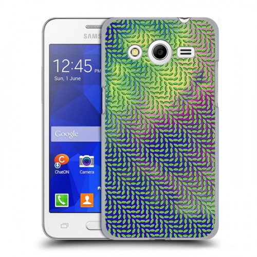 Дизайнерский пластиковый чехол для Samsung Galaxy Core 2 Оптические иллюзии