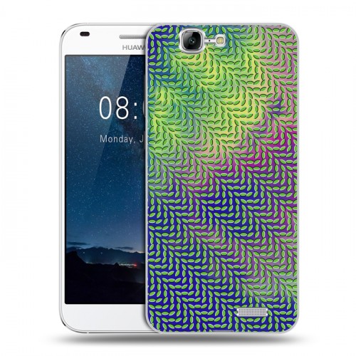 Дизайнерский пластиковый чехол для Huawei Ascend G7 Оптические иллюзии