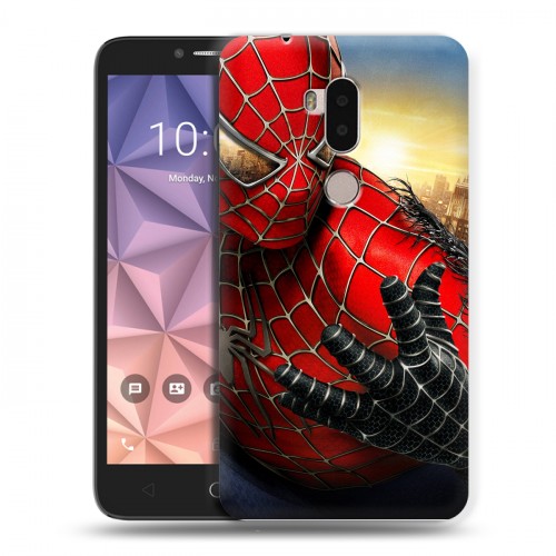 Дизайнерский силиконовый чехол для Alcatel A7 XL Человек -паук
