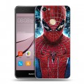 Дизайнерский силиконовый с усиленными углами чехол для Huawei Nova Человек -паук