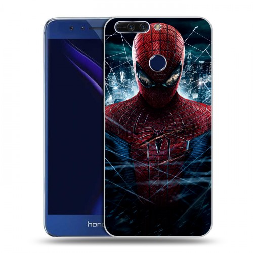 Дизайнерский пластиковый чехол для Huawei Honor 8 Pro Человек -паук