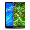 Дизайнерский пластиковый чехол для Huawei Y6 (2019) Оптические иллюзии