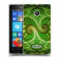 Дизайнерский пластиковый чехол для Microsoft Lumia 435 Оптические иллюзии