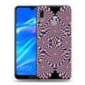 Дизайнерский пластиковый чехол для Huawei Y6 (2019) Оптические иллюзии