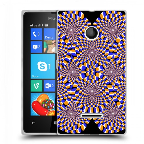Дизайнерский пластиковый чехол для Microsoft Lumia 435 Оптические иллюзии