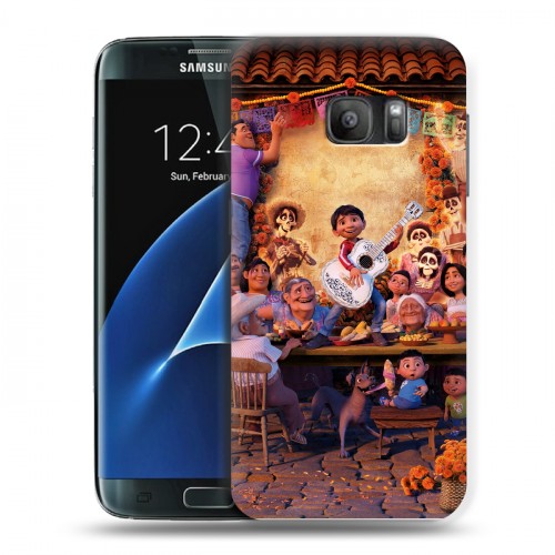 Дизайнерский силиконовый с усиленными углами чехол для Samsung Galaxy S7 Тайна Коко