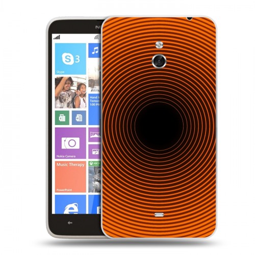 Дизайнерский пластиковый чехол для Nokia Lumia 1320 Оптические иллюзии