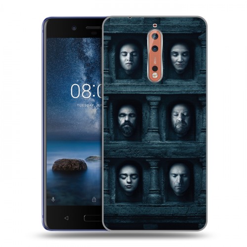 Дизайнерский пластиковый чехол для Nokia 8 Игра престолов