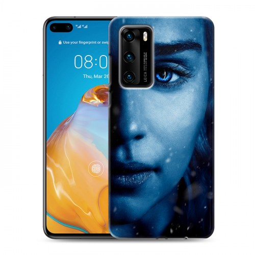 Дизайнерский силиконовый с усиленными углами чехол для Huawei P40 Игра престолов